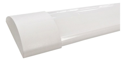 Luminária Tubular Sobrepor Led Linear 60cm 18w Branco Quente 110v/220v