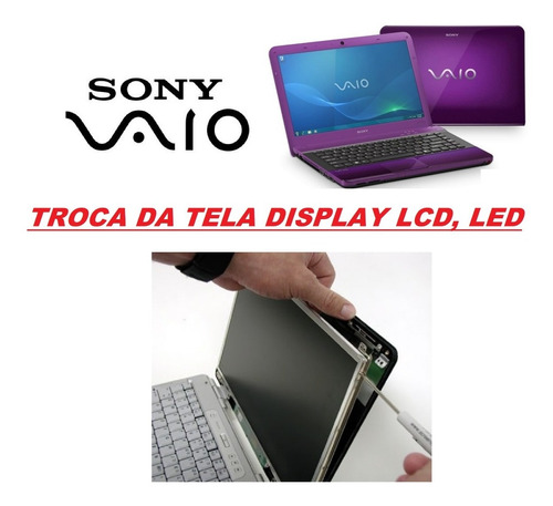 Imagem 1 de 1 de Tela Notebook Sony Vaio
