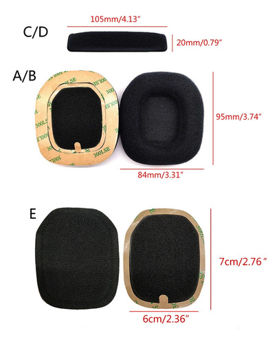 (a) Auriculares Para Juegos Astro A40 A50 Gen3 Gen4, Cojines