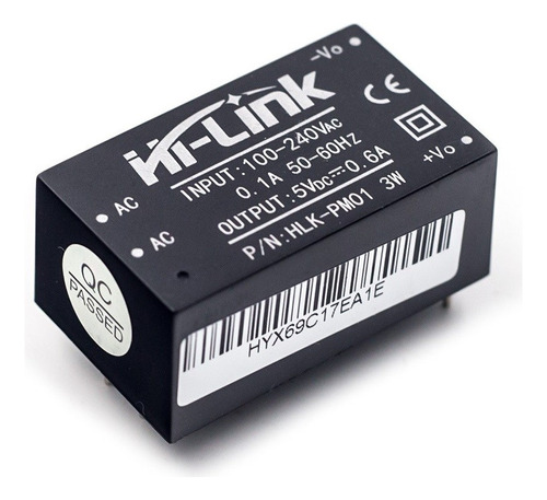 Mini Fuente De Alimentación Hlk-pm01 In:110/220vac Out:5vdc