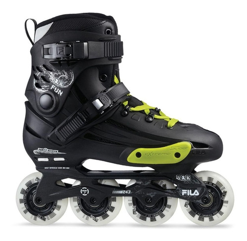 Patins Fila Nrk Fun 80mm/84a Abec 7 F19 + Brinde