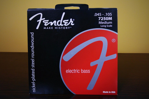 Cuerdas De Bajo Fender 7250 De 4 - ***visa***