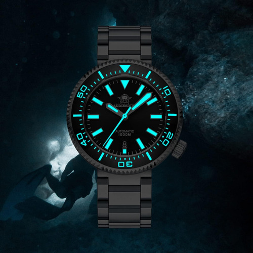 Addiesdive Reloj De Buceo Para Hombre Automático Acero Buceo