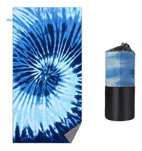 Toalla De Playa Speed Dry Toalla De Baño Engrosada, Azul