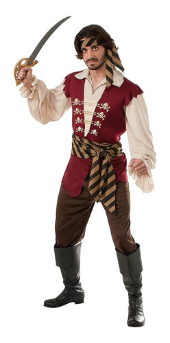 Rubie's Costume Pirate Raider Adult Costume, Multi, Standard