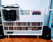 Comprar Mueble Para Cds Y Batea De Vinilos Lp , Tocadiscos Y Ampli 