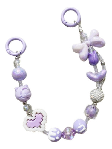 Llavero Con Cuentas Bolso Decoración Pulsera Mujer Pulsera