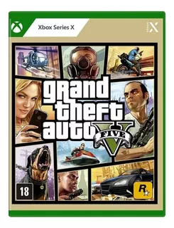 Jogo Grand Theft Auto V Gta 5 Xbox Series X Novo Lacrado