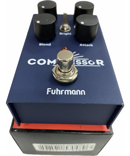 Pedal Fuhrmann Guitarra Compressor Cm10 Novo Original