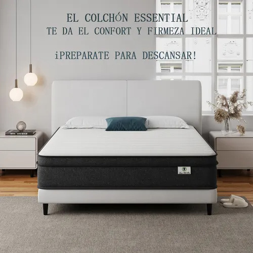 Colchón Individual 1 Plaza Memory Foam 100 X190 X25 Cm