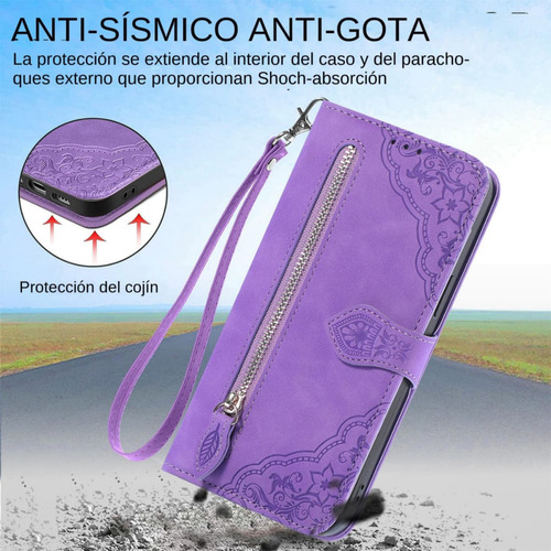 Funda De Piel Tipo Cartera Para Moto G05, G15, G35, G55, G75, G82, G04, G24, G34, G54, G84, G73, G62, Con Ranura Para Tarjetas
