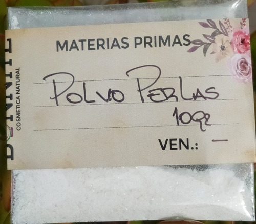 Polvo De Perlas (activo Para Cosméticos) 10grs Bonnite.uy 