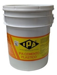 Cemento Plastico Cuñete 5 Galones Marca Ipa