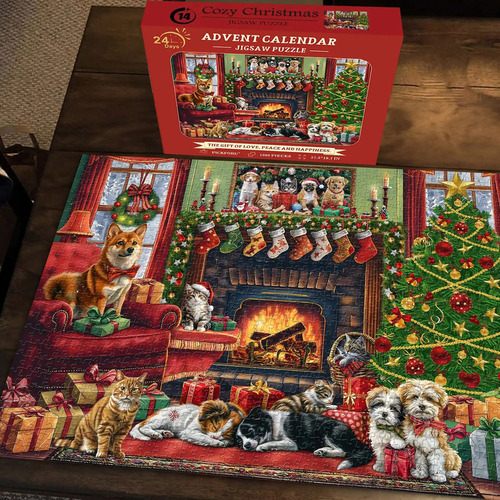 Nuevo Calendario De Adviento P, Rompecabezas Navideños For