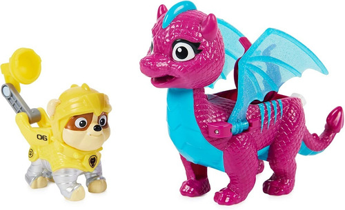 Paw Patrol Rescue Knights Rubble And Dragon Blizzie