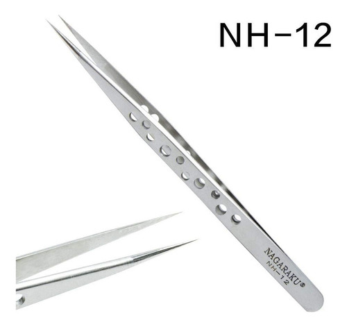 Pinza Recta Nagaraku Nh-12 Pestañas 1x1