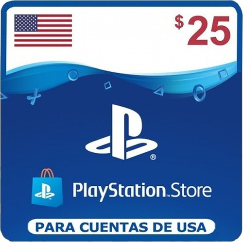 Playstation Store Gift Card Psn 25 Usd Dólares Usa | Ps4 Ps5