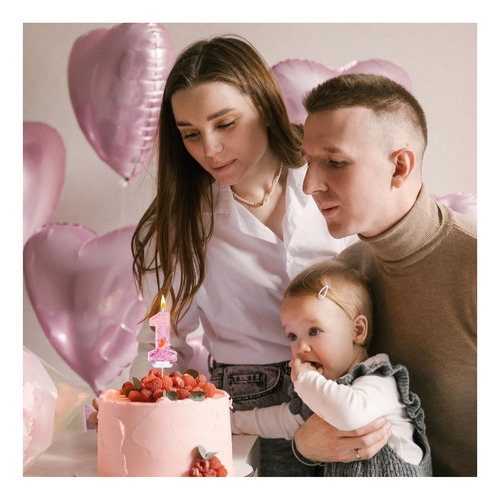 Jonesli Velas De Primer Cumpleaños, Toppers De Mariposa De Y