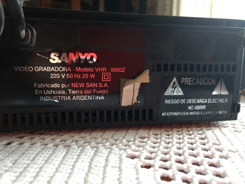 Video Grabadora Vhs Sanyo (Usado)