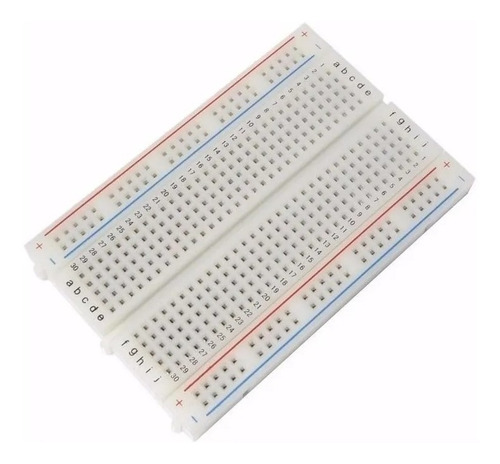 Imagen 1 de 2 de Protoboard De 400 Puntos Electronica Experimentador