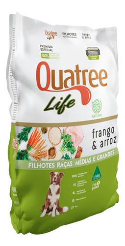 Ração Filhote De Cachorro Life Raças Médias Grandes 3kg