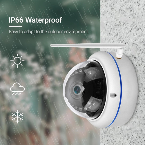 For Cámara Icsee Onvif Con Wifi De 5mp, Videocámara