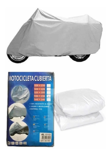 Funda Impermeable Cubierta Para Moto, Cubremoto 130x230