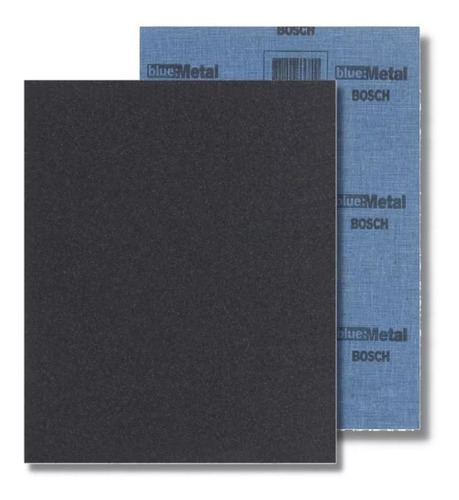 Folha De Lixa Bosch Blue For Metal 230x280mm G100 Quantidade de cascalhos 100