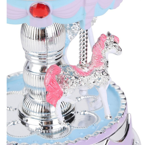 Carrusel De Música Merry Go Round Led De Caja Musical Noveda