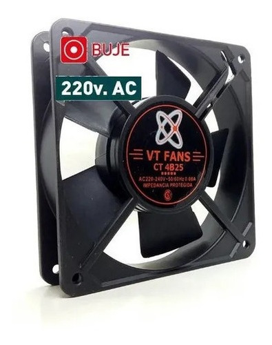 Turbina Cooler Fan Extractor 220v Buje 3 Pulgadas 80x25mm