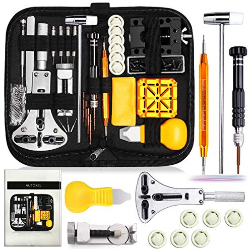 Byniiur Kit De Reparacion De Reloj Con Estuche De Transporte