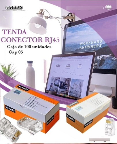 Conector Tenda Rj45 Cap 05