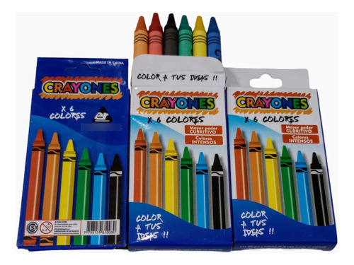 Crayon X 6 Económicocombo X10 Cajasmayorista!!!!