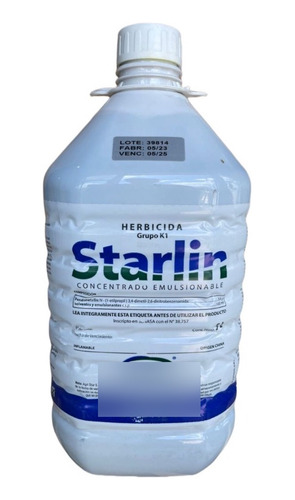 Herbicida Selectivo Starlin Pendimetalin 33% X 5 Lt