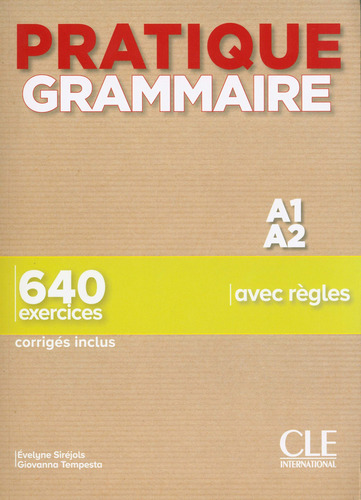 Pratique Grammaire A1-a2 - Livre Corriges - Vv Aa 