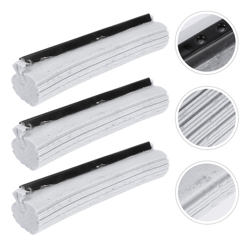 Cabezal De Mopa Triangular Para Suelo, 3 Unidades