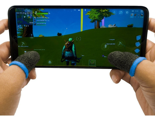 Imagen 3 de 10 de Cubre Dedos Para Celular Par Dedales Gamer X2 Pubg Cod Freef