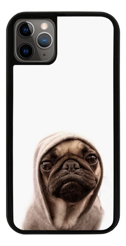 Funda Uso Rudo Tpu Para iPhone Pug Perro Capucha Bonito