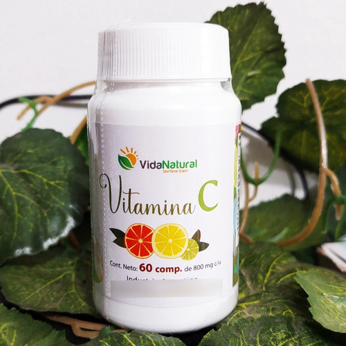 Vitamina C Pura 60 Comprimidos Mas Defensas Vitalidad Energí