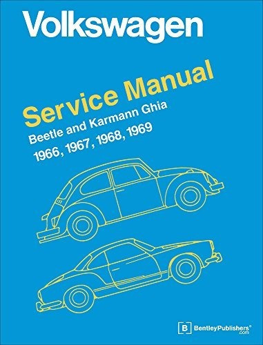 Book : Volkswagen Beetle And Karmann Ghia Service Manual,..
