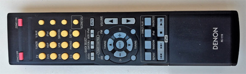 Controle Remoto Receiver Denon Modelo Rc-1119 Original! (Usado)