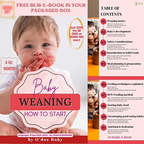 Baberos De Silicona O'doe Baby Led Weaning Supplies, Juego D