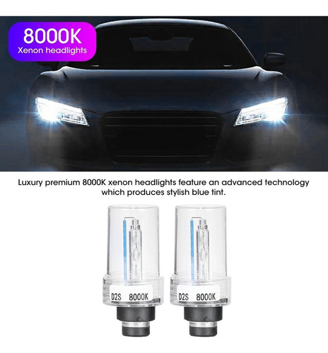 Kit De Luces Faros Hid Xenon Ds2 8000 K 35 W