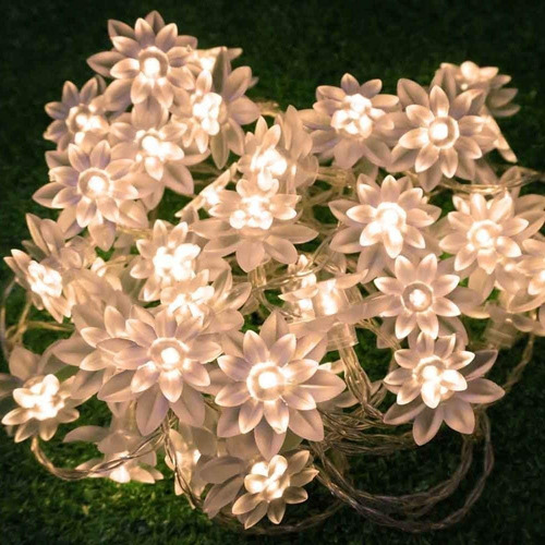 Luces Solares De Flores De Cerezo Para Exteriores, 23 Pies, 