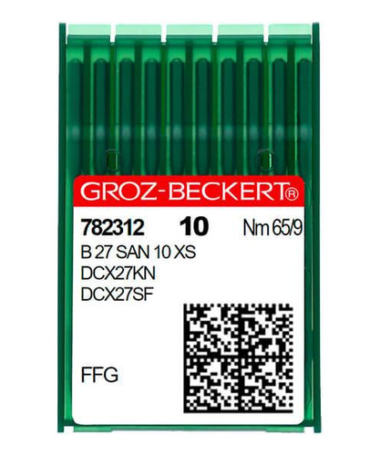 Aguja Groz-beckert® B27 San 10 Xs 65/9 - Ffg