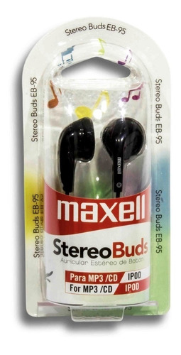 Auricular Maxell Eb-95 Celular Tablet Plug 3.5 Colores