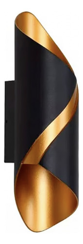 Aplique Lampara Led De Pared Exterior Interior Espiral