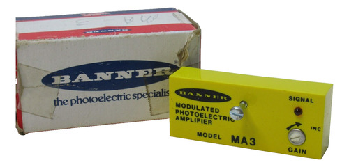 (new) Banner Ma3 Modulated Photoelectric Amplifier Senso Jjp