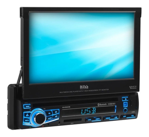 Estereo Single Din Boss Bv860b Nuevos Box Tecnoway