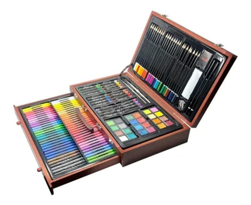 Maleta De Arte Deluxe Art Set 130 Piezas Kit Lapices Pintura